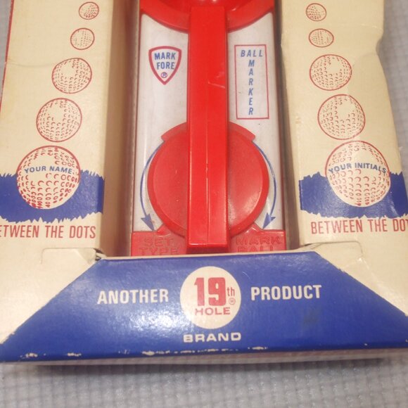 Mark Fore Golf Ball Monogrammer Model 500 Ink Marker Golfing 1966 Vintage Old - Picture 4 of 9